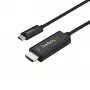StarTech.com 3 jala (1 m) USB-C–HDMI-kaabel – 4K 60 Hz USB-C–HDMI 2.0 videoadapteri kaabel – Thunderbolt 3 ühilduv – sülearvutist HDMI-kuvarisse/ekraanile – DP 1.2 alternatiivrežiim HBR2 – must