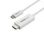 StarTech.com 3 ft (1 m) USB-C–HDMI-kaabel – 4K 60 Hz USB-C–HDMI 2.0 videoadapterkaabel – Thunderbolt 3 ühilduv – sülearvuti–HDMI-kuvar/ekraan – DP 1.2 Alt Mode HBR2 – valge