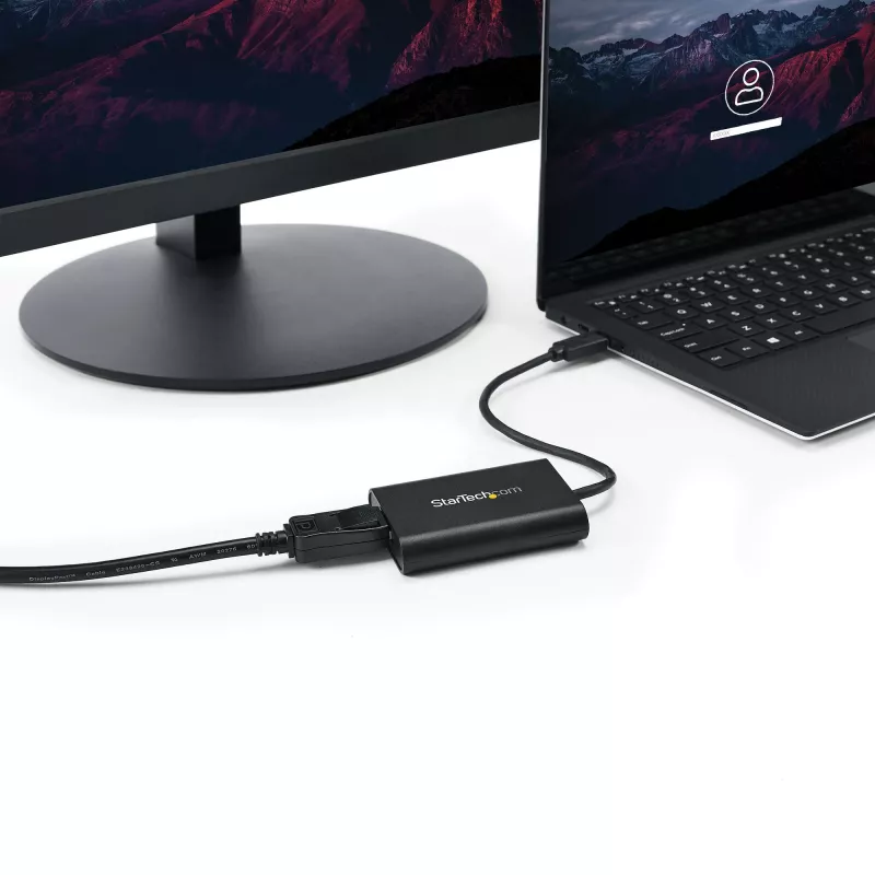 StarTech.com USB 3.0 DisplayPort-adapter, USB DP monitorimuundur Windowsile, 4K (ei toeta macOS/ChromeOS/Linux) - TAA