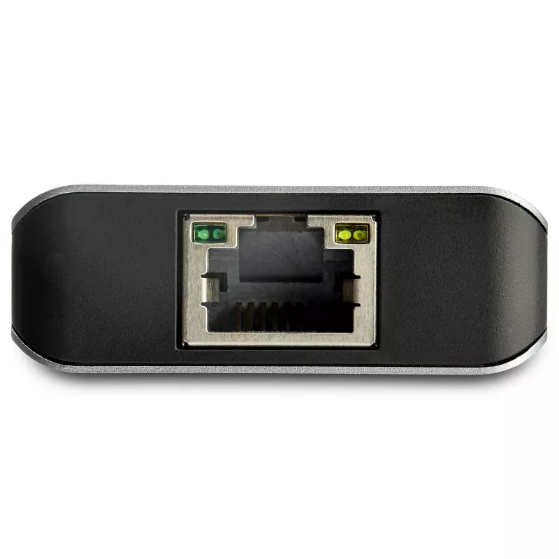 StarTech.com 3 pordiga USB-C jaotur, Gigabit Ethernet RJ45 GbE pordiga – 2x USB-A, 1x USB-C – SuperSpeed 10Gbps USB 3.1/3.2 Gen 2 USB-C jaotur – USB-siinitoiteline – alumiinium – töötab TB3-ga