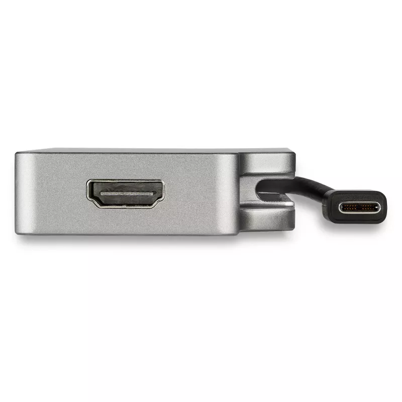 StarTech.com USB-C mitmepordiline videoadapter HDMI, VGA, Mini DisplayPort või DVI-ga – USB USB-C monitoriadapter HDMI 2.0 või mDP 1.2 (4K 60 Hz) – VGA või DVI (1080p) – kosmosehall alumiinium