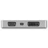 StarTech.com USB-C mitmepordiline videoadapter HDMI, VGA, Mini DisplayPort või DVI-ga – USB USB-C monitoriadapter HDMI 2.0 või mDP 1.2 (4K 60 Hz) – VGA või DVI (1080p) – kosmosehall alumiinium