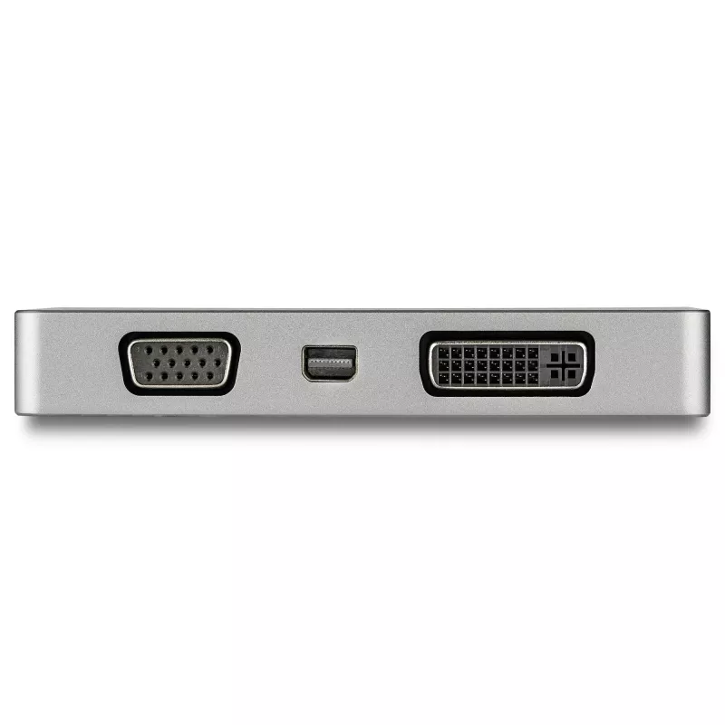 StarTech.com USB-C mitmepordiline videoadapter HDMI, VGA, Mini DisplayPort või DVI-ga – USB USB-C monitoriadapter HDMI 2.0 või mDP 1.2 (4K 60 Hz) – VGA või DVI (1080p) – kosmosehall alumiinium