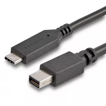 StarTech.com 6 ft. (1.8 m) USB-C - Mini DisplayPort kaabel - 4K 60Hz - Must