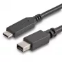 StarTech.com 6 ft. (1.8 m) USB-C - Mini DisplayPort kaabel - 4K 60Hz - Must