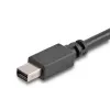 StarTech.com 6 ft. (1.8 m) USB-C - Mini DisplayPort kaabel - 4K 60Hz - Must