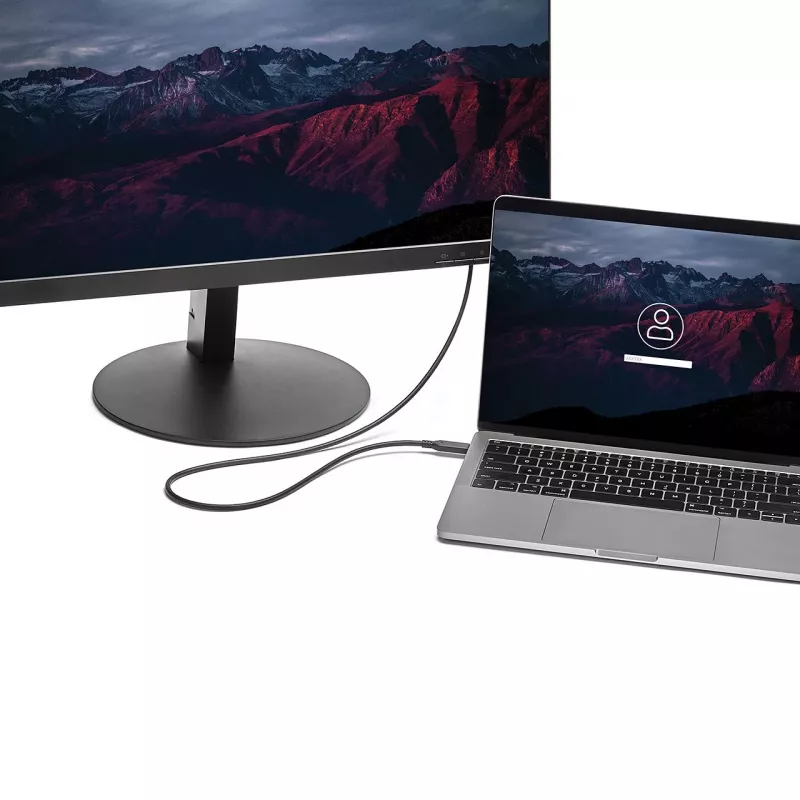 StarTech.com 6 ft. (1.8 m) USB-C - Mini DisplayPort kaabel - 4K 60Hz - Must