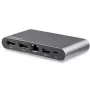 StarTech.com USB-C-dokk – 4K kahe monitori DisplayPort – mini sülearvuti dokkimisjaam – 100 W toiteedastuse läbipääs – GbE, 2-pordiline USB-A-jaotur – USB-tüüpi C mitme pordi adapter – 1 m kaabel
