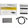 StarTech.com USB-C-dokk – 4K kahe monitori DisplayPort – mini sülearvuti dokkimisjaam – 100 W toiteedastuse läbipääs – GbE, 2-pordiline USB-A-jaotur – USB-tüüpi C mitme pordi adapter – 1 m kaabel