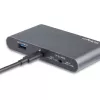 StarTech.com USB-C-dokk – 4K kahe monitori DisplayPort – mini sülearvuti dokkimisjaam – 100 W toiteedastuse läbipääs – GbE, 2-pordiline USB-A-jaotur – USB-tüüpi C mitme pordi adapter – 1 m kaabel
