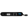 StarTech.com USB-C mitmepordiadapter – Mini USB-C dokk ühe VGA 1080p videomonitori toega – 60 W toiteedastus – USB 3.1 Gen 1 tüüp-A 5 Gbit/s, Gigabit Ethernet – dokkimisjaam