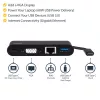 StarTech.com USB-C mitmepordiadapter – Mini USB-C dokk ühe VGA 1080p videomonitori toega – 60 W toiteedastus – USB 3.1 Gen 1 tüüp-A 5 Gbit/s, Gigabit Ethernet – dokkimisjaam