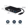 StarTech.com USB-C mitmepordiadapter – Mini USB-C dokk ühe VGA 1080p videomonitori toega – 60 W toiteedastus – USB 3.1 Gen 1 tüüp-A 5 Gbit/s, Gigabit Ethernet – dokkimisjaam