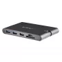 StarTech.com USB-C mitme pordiga adapter – USB USB-C minidokk HDMI 4K või VGA 1080p videoga – 100W toiteedastus, 3 pordiga USB 3.0 jaotur, GbE, SD ja microSD – sülearvuti reisidokk