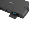 StarTech.com USB-C mitme pordiga adapter – USB USB-C minidokk HDMI 4K või VGA 1080p videoga – 100W toiteedastus, 3 pordiga USB 3.0 jaotur, GbE, SD ja microSD – sülearvuti reisidokk