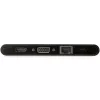 StarTech.com USB-C mitme pordiga adapter – USB USB-C minidokk HDMI 4K või VGA 1080p videoga – 100W toiteedastus, 3 pordiga USB 3.0 jaotur, GbE, SD ja microSD – sülearvuti reisidokk