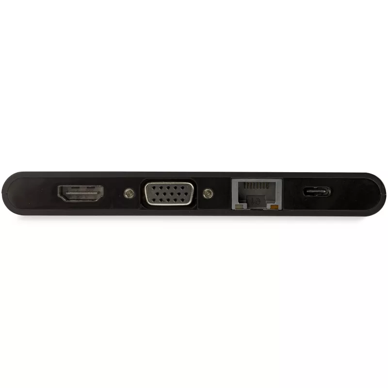 StarTech.com USB-C mitme pordiga adapter – USB USB-C minidokk HDMI 4K või VGA 1080p videoga – 100W toiteedastus, 3 pordiga USB 3.0 jaotur, GbE, SD ja microSD – sülearvuti reisidokk