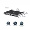 StarTech.com USB-C mitme pordiga adapter – USB USB-C minidokk HDMI 4K või VGA 1080p videoga – 100W toiteedastus, 3 pordiga USB 3.0 jaotur, GbE, SD ja microSD – sülearvuti reisidokk