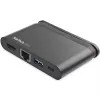 USB-C multipordiadapter – kaasaskantav USB-C dokk, 4K HDMI, 100 W PD 3.0 läbivool, 1x USB-A, 1x USB-C, GbE – Thunderbolt 3 ja USB USB-C sülearvuti reisidokk – Mac ja Windows