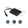 USB-C multipordiadapter – kaasaskantav USB-C dokk, 4K HDMI, 100 W PD 3.0 läbivool, 1x USB-A, 1x USB-C, GbE – Thunderbolt 3 ja USB USB-C sülearvuti reisidokk – Mac ja Windows