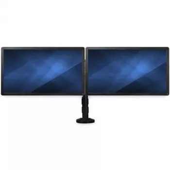 StarTech.com Lauakinnitusega kahe monitori käepide - Risttala - Läbiviigu-/laualkinnitusega kinnitus