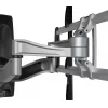 StarTech.com Full Motion TV seinakinnitus – vastupidav liigendatud TV seinakinnitusklamber 32-tollistele kuni 75-tollistele (165 naela/75 kg) VESA-ekraanidele – universaalne reguleeritava kalde/pöördega lameekraani käsi – hõbedane