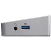 StarTech.com 4K USB-C-dokk, kolmekordne UHD 4K monitori dokkimisjaam, Mac ja Windows, USB-C HDMI-le ja DisplayPortile, 100 W toiteedastus, 5x USB 5 Gbit/s jaotur – TAA