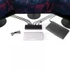 StarTech.com 4K USB-C-dokk, kolmekordne UHD 4K monitori dokkimisjaam, Mac ja Windows, USB-C HDMI-le ja DisplayPortile, 100 W toiteedastus, 5x USB 5 Gbit/s jaotur – TAA