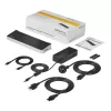 StarTech.com 4K USB-C-dokk, kolmekordne UHD 4K monitori dokkimisjaam, Mac ja Windows, USB-C HDMI-le ja DisplayPortile, 100 W toiteedastus, 5x USB 5 Gbit/s jaotur – TAA