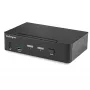 StarTech.com 2-pordiline DisplayPort KVM-lüliti - 4K 60Hz - üks ekraan - kahe pordiga UHD DP 1.2 USB KVM-lüliti integreeritud USB 3.0 jaoturi ja heliga - Dell HP Apple Lenovo - TAA-ühilduv