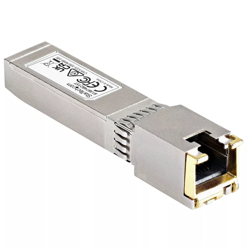 StarTech.com HPE 813874-B21 ühilduv SFP+ moodul - 10GBASE-T - SFP RJ45 Cat6/Cat5e - 10GE Gigabit Ethernet SFP+ - RJ-45 30m - HPE BladeSystem, c-Class