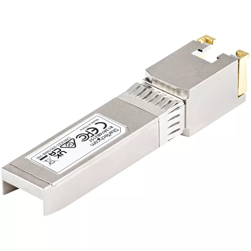 StarTech.com HPE 813874-B21 ühilduv SFP+ moodul - 10GBASE-T - SFP RJ45 Cat6/Cat5e - 10GE Gigabit Ethernet SFP+ - RJ-45 30m - HPE BladeSystem, c-Class