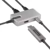 StarTech.com USB-C multipordiadapter – USB-C, 4K 60 Hz HDMI 2.0, 100 W toiteedastus läbivooluga – 3 pordiga 10 Gbps USB-jaotur – kaasaskantav USB USB-C mini dokkimisjaam – 10 inch (25 cm) kaabel