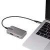 StarTech.com USB-C multipordiadapter – USB-C, 4K 60 Hz HDMI 2.0, 100 W toiteedastus läbivooluga – 3 pordiga 10 Gbps USB-jaotur – kaasaskantav USB USB-C mini dokkimisjaam – 10 inch (25 cm) kaabel