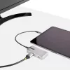 StarTech.com USB-C multipordiadapter – USB-C, 4K 60 Hz HDMI 2.0, 100 W toiteedastus läbivooluga – 3 pordiga 10 Gbps USB-jaotur – kaasaskantav USB USB-C mini dokkimisjaam – 10 inch (25 cm) kaabel
