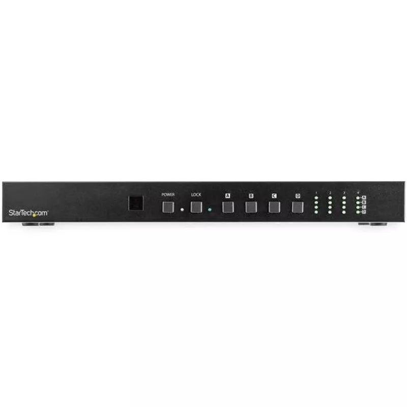 StarTech.com 4x4 HDMI maatrikslüliti heli ja Etherneti juhtimisega – 4K 60Hz