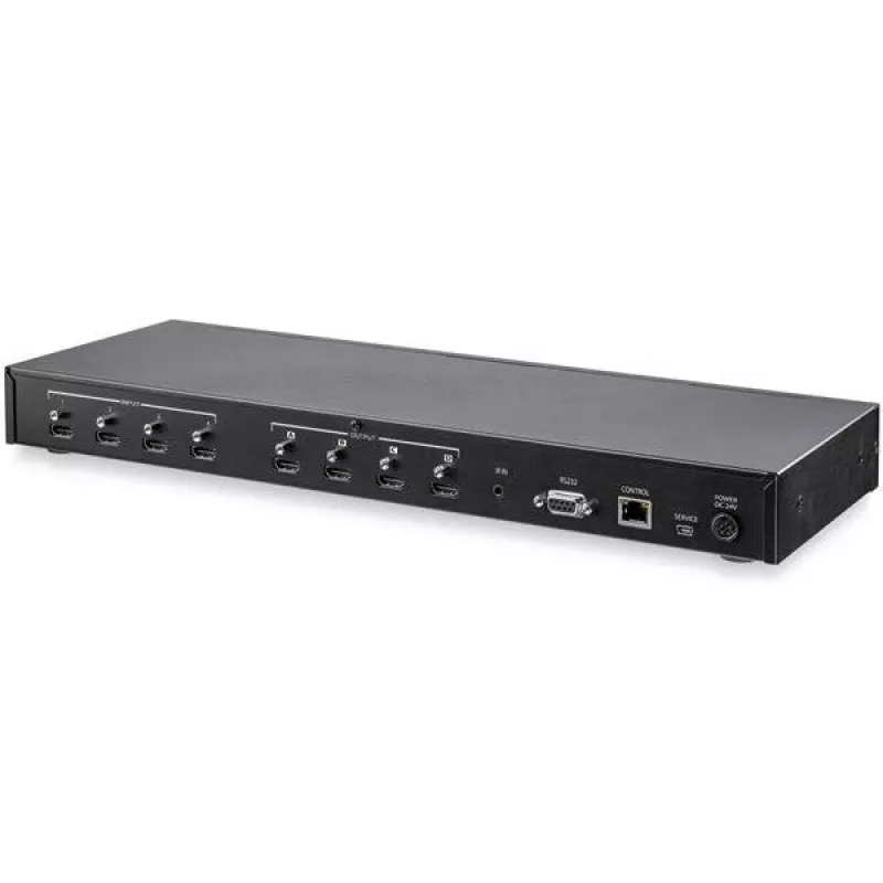 StarTech.com 4x4 HDMI maatrikslüliti heli ja Etherneti juhtimisega – 4K 60Hz