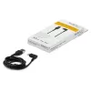 StarTech.com 3 jalga (1 m) vastupidav USB-A–Lightning-kaabel – must 90° paremnurkne tugev töökindel aramiidkiuga USB-A–Lightning-laadimis-/sünkroonimisjuhe – Apple MFi sertifitseeritud – iPhone