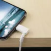 StarTech.com 3 jalga (1m) vastupidav USB-A – Lightning kaabel – valge 90° paremnurkne tugev vastupidav aramiidkiust USB-A – Lightning laadimis-/sünkroonimisjuhe – Apple MFi sertifitseeritud – iPhone