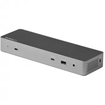 StarTech.com USB-C-dokkimisjaam Macbook Pro/Air-M1/M2/M3/M4 jaoks, Thunderbolt-ühilduv, HDMI/DisplayPort, kahe monitori 4K 60Hz/üks 8K, USB USB-C sülearvuti dokk, 96W toiteedastus, USB 10Gbps