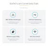 StarTech.com USB-C-dokkimisjaam Macbook Pro/Air-M1/M2/M3/M4 jaoks, Thunderbolt-ühilduv, HDMI/DisplayPort, kahe monitori 4K 60Hz/üks 8K, USB USB-C sülearvuti dokk, 96W toiteedastus, USB 10Gbps