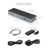 StarTech.com USB-C-dokkimisjaam Macbook Pro/Air-M1/M2/M3/M4 jaoks, Thunderbolt-ühilduv, HDMI/DisplayPort, kahe monitori 4K 60Hz/üks 8K, USB USB-C sülearvuti dokk, 96W toiteedastus, USB 10Gbps