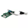 StarTech.com 2-pordiline PCI Express RS232 jadaliidese adapterkaart - PCIe RS232 jadaliidese hostkontrolleri kaart - PCIe jadaliidesesse DB9 - 16950 UART - madala profiiliga laienduskaart - Windows ja Linux