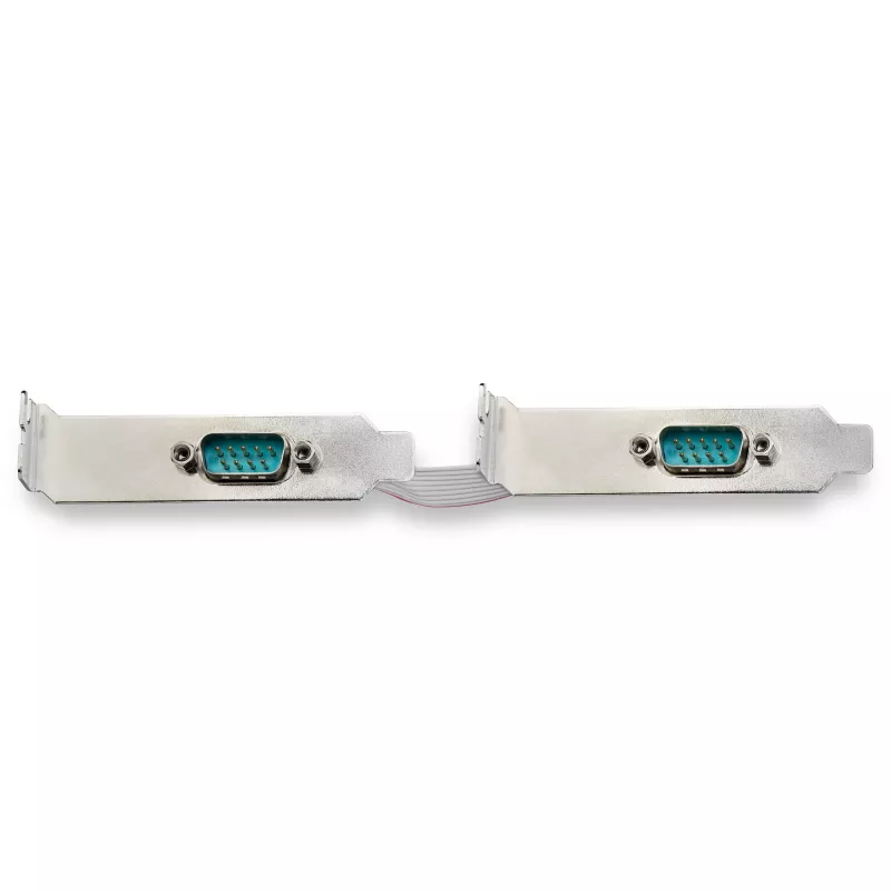StarTech.com 2-pordiline PCI Express RS232 jadaliidese adapterkaart - PCIe RS232 jadaliidese hostkontrolleri kaart - PCIe jadaliidesesse DB9 - 16950 UART - madala profiiliga laienduskaart - Windows ja Linux