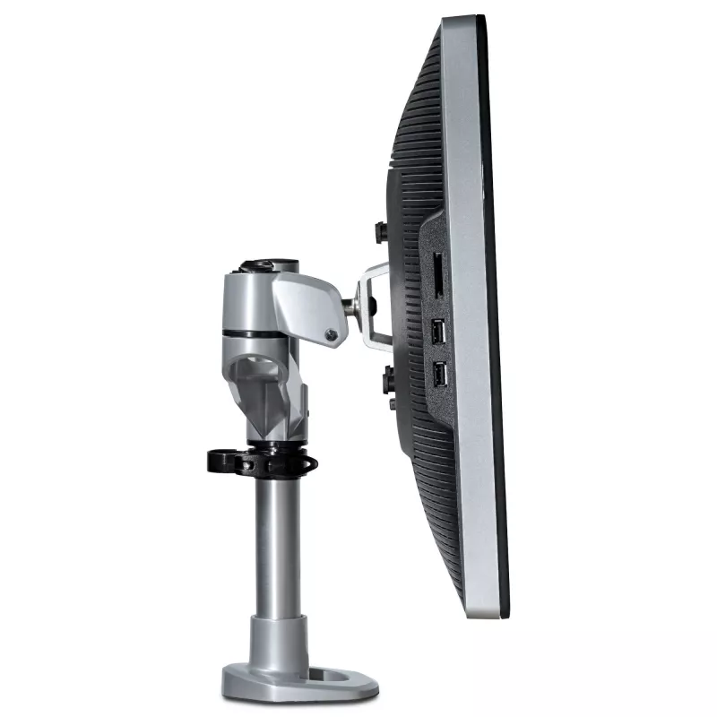 StarTech.com lauale kinnitatav monitorihoidik – VESA või Apple iMac/Thunderbolt või ülilai kuvar kuni 14 kg – liigendiga kõrgusreguleeritav üksik laua monitoripostihoidik – klamber/läbiviiguauguga