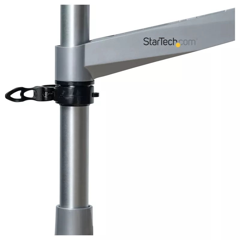 StarTech.com lauale kinnitatav monitorihoidik – VESA või Apple iMac/Thunderbolt või ülilai kuvar kuni 14 kg – liigendiga kõrgusreguleeritav üksik laua monitoripostihoidik – klamber/läbiviiguauguga