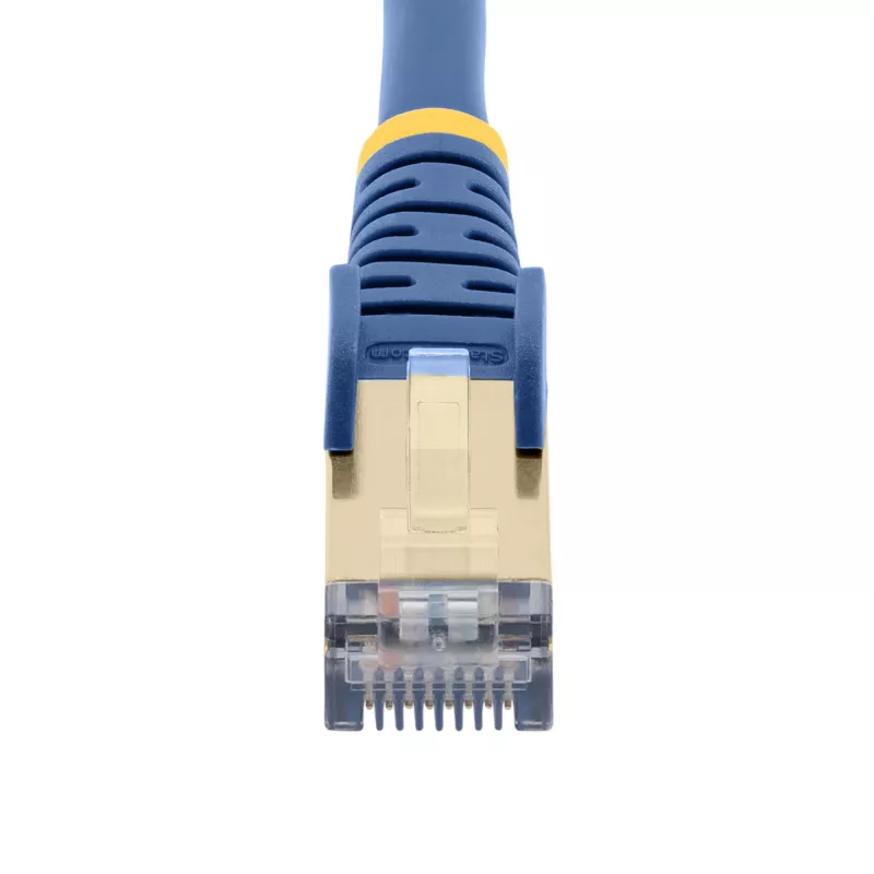 StarTech.com 5m CAT6a Ethernet kaabel - 10 Gigabit Shielded Snagless RJ45 100W PoE Patch Cord - 10GbE STP võrgukaabel w/Strain Relief - Blue Individually Tested/Wiring is UL Certified/TIA