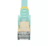 StarTech.com 5m CAT6a Etherneti kaabel - 10 Gigabit varjestatud takistuseta RJ45 100W PoE ühendusjuhe - 10GbE STP võrgukaabel tõmbetugevdusega - Aqua individuaalselt testitud/juhtmestik on UL sertifitseeritud/TIA