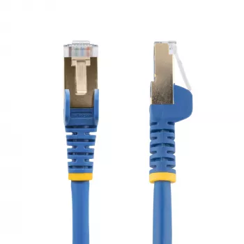 StarTech.com 10m CAT6a Ethernet kaabel - 10 Gigabit Shielded Snagless RJ45 100W PoE Patch Cord - 10GbE STP võrgukaabel w/Strain Relief - Blue Individually Tested/Wiring is UL Certified/TIA