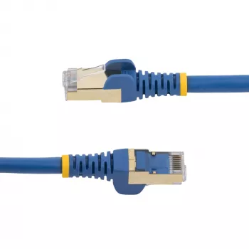 StarTech.com 10m CAT6a Ethernet kaabel - 10 Gigabit Shielded Snagless RJ45 100W PoE Patch Cord - 10GbE STP võrgukaabel w/Strain Relief - Blue Individually Tested/Wiring is UL Certified/TIA